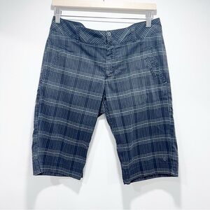 Columbia Black and White Checkered Shorts Size 8